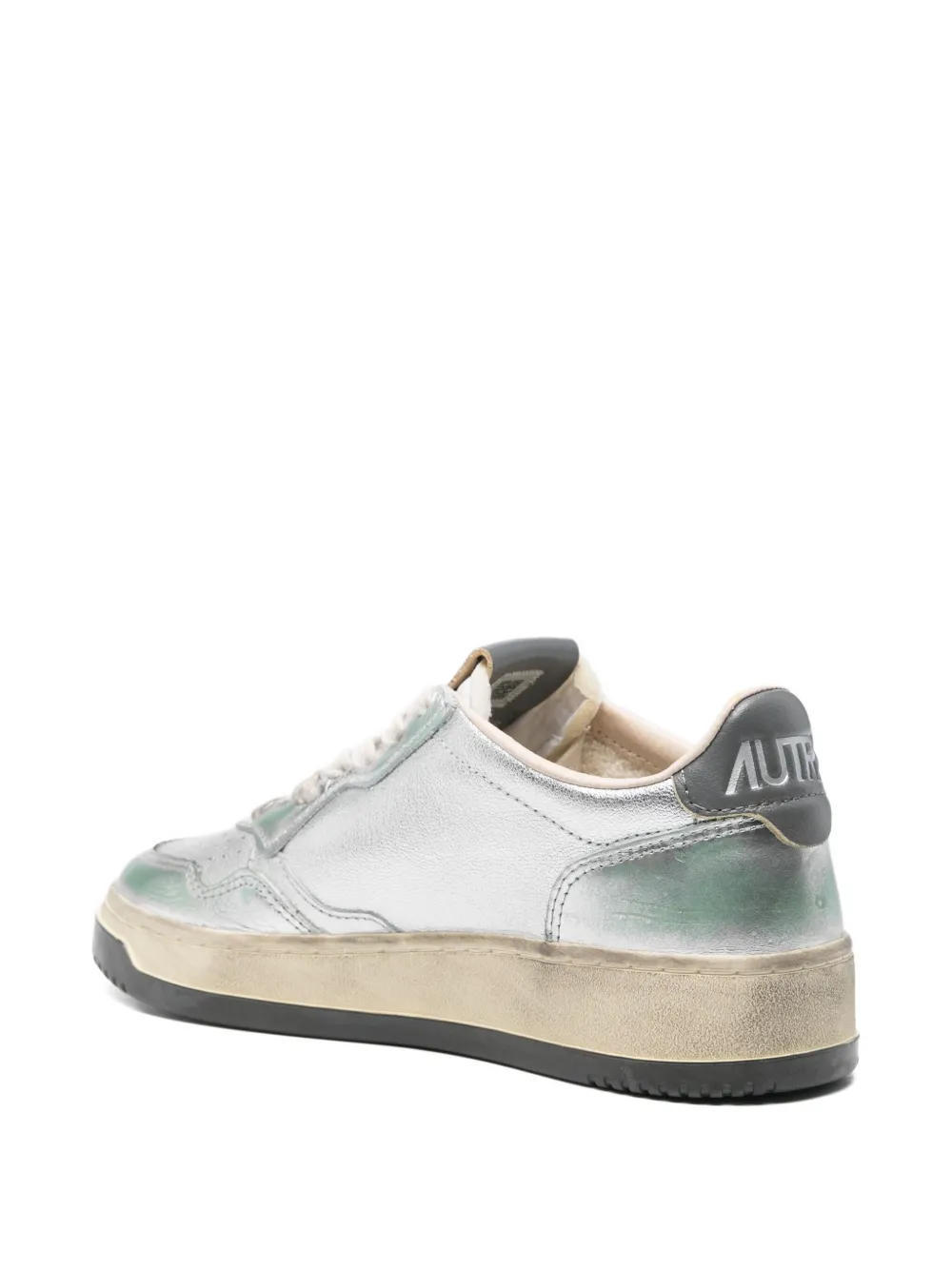 Autry panelled sneakers Silver