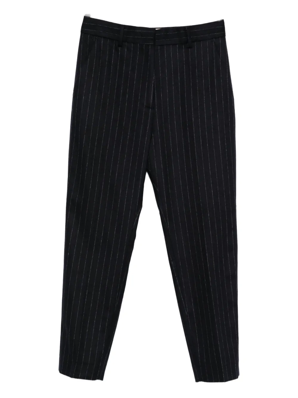 Barena Venezia Pinstripe Wool Trousers In Black