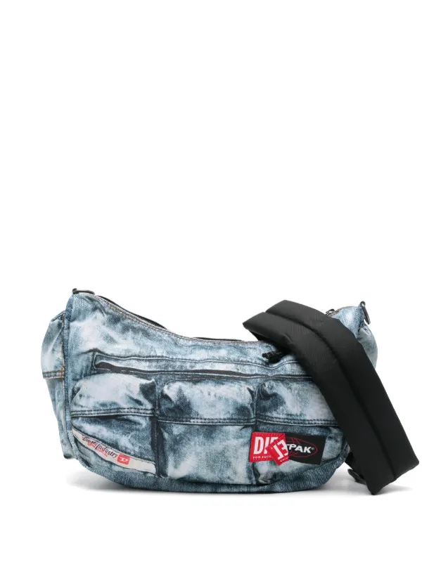 Eastpak x Diesel デニム ショルダーバッグ | ブルー | FARFETCH JP Eastpak x Diesel デニム ショルダーバッグ | ブルー | FARFETCH JP