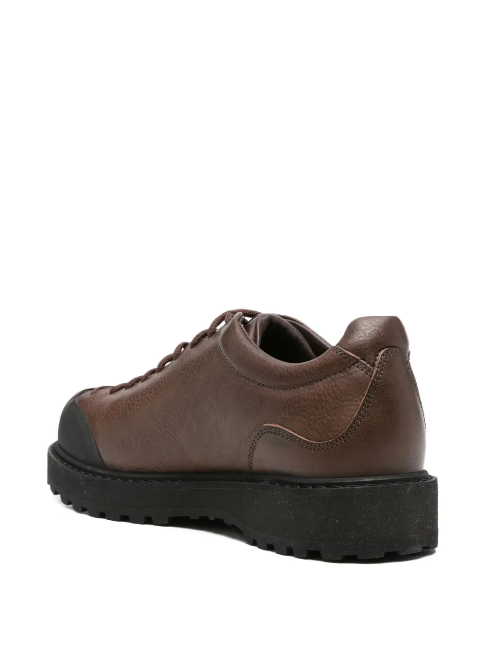 Diemme Ampezzo leather lace-up sneakers Brown