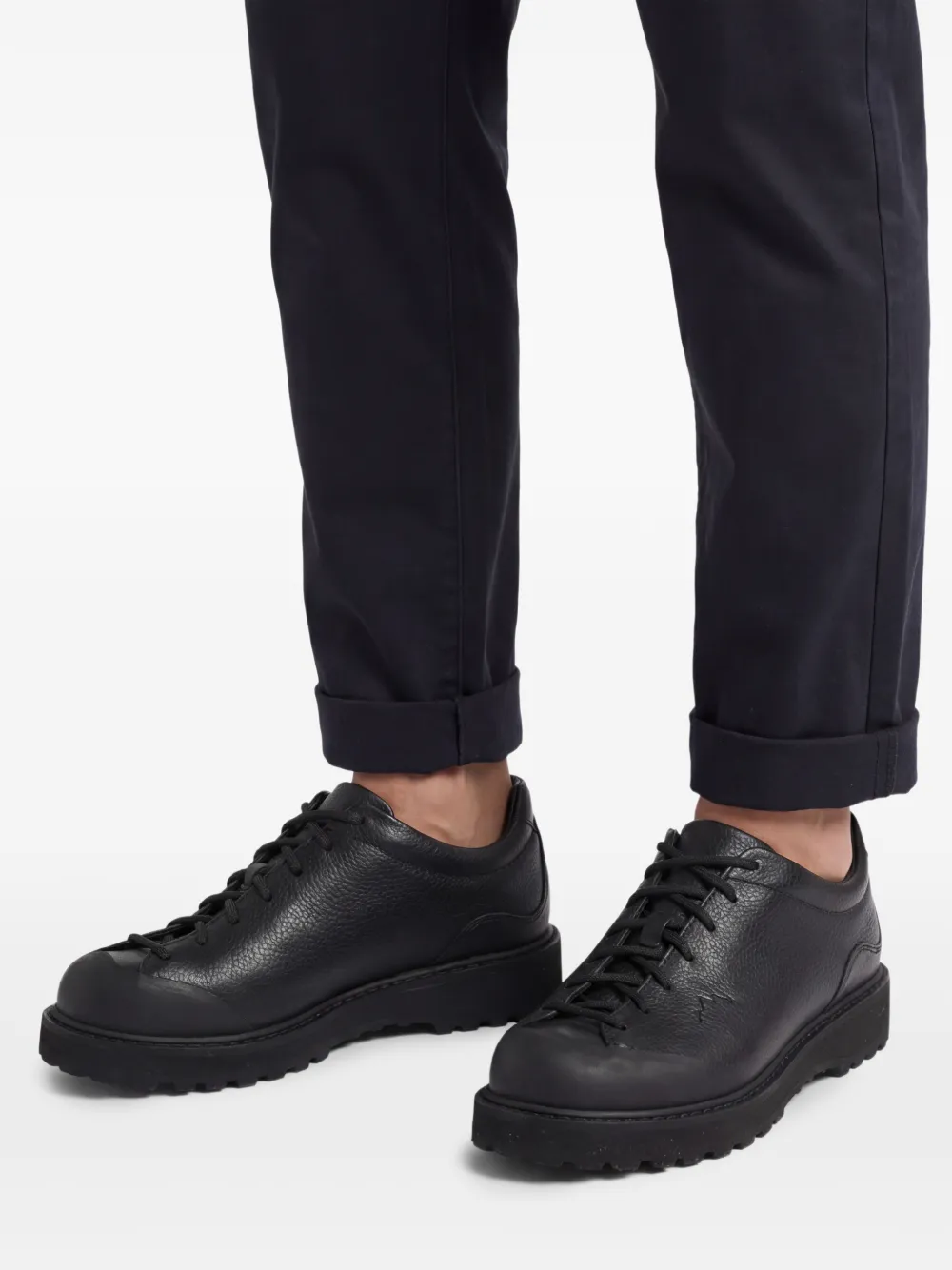 Diemme Ampezzo leren sneakers Zwart