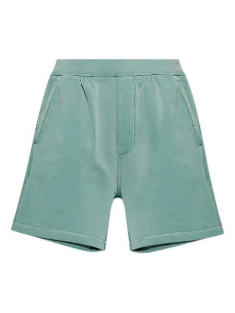 DSQUARED2 logo-embroidered cotton shorts