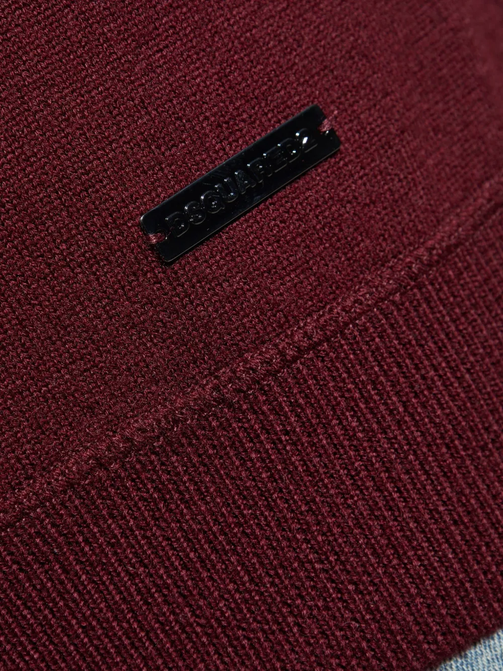 Dsquared2 Raglan-sleeve Sweater In Burgundy