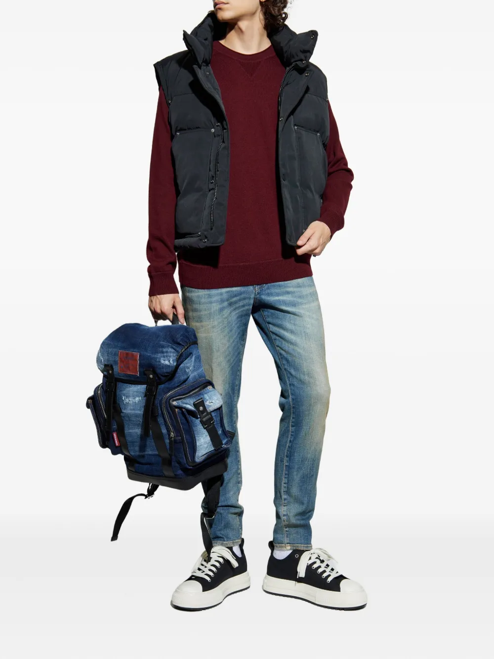 DSQUARED2 raglan-sleeve sweater | Knitted Sweaters | Image 2
