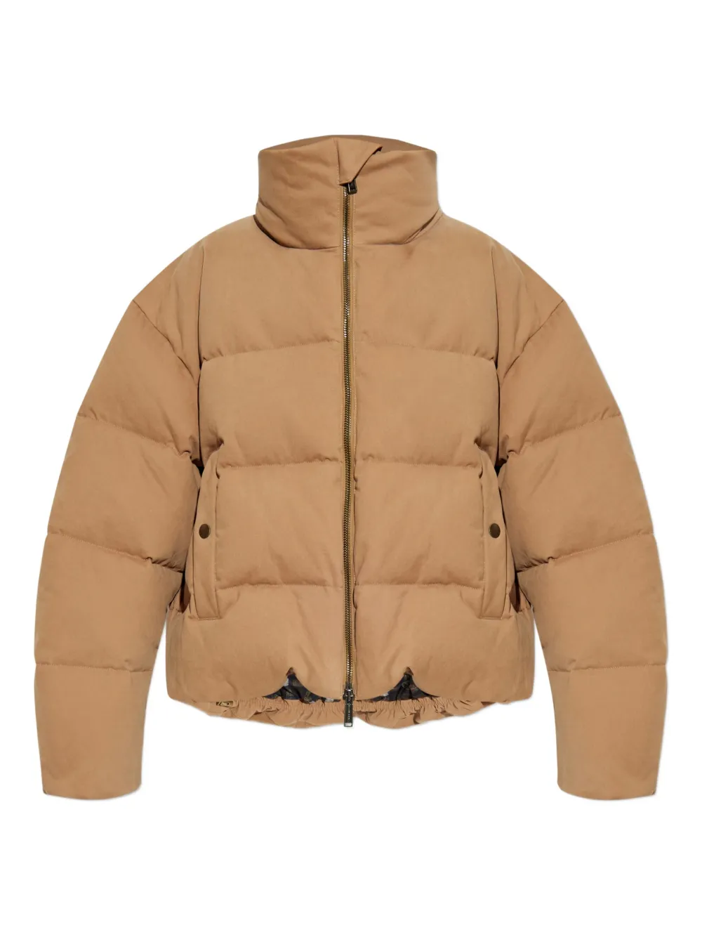 DSQUARED2 deer-print quilted jacket | Brown | Image 1