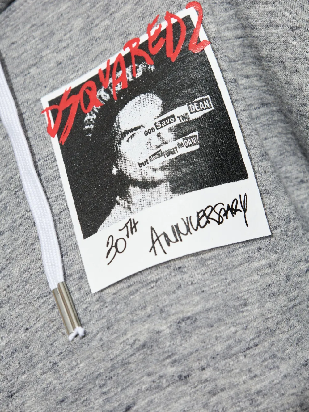 DSQUARED2 Hoodie met print Grijs