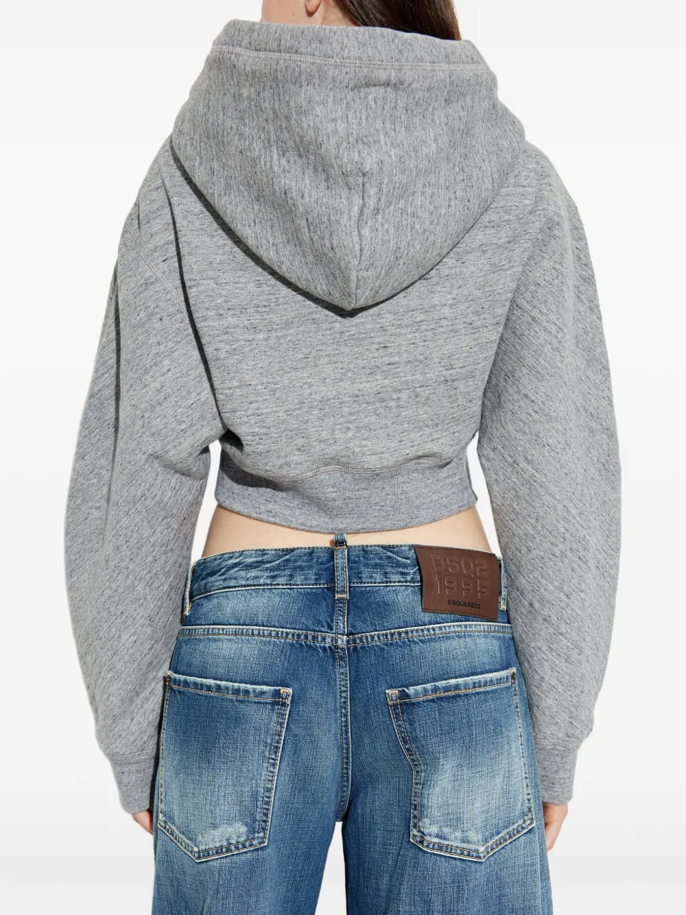 DSQUARED2 Hoodie met print Grijs