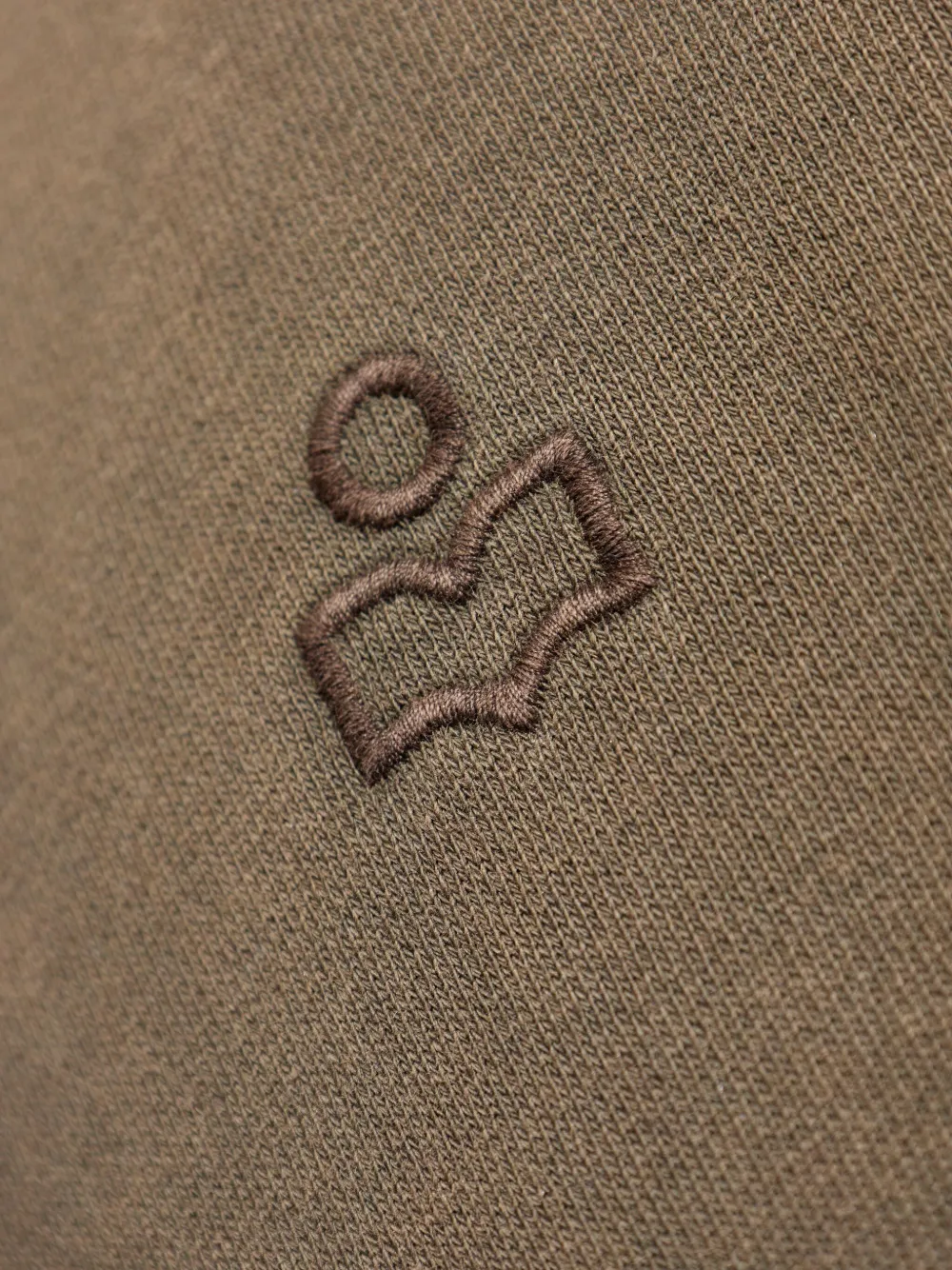 MARANT Hoodie met geborduurd logo Bruin