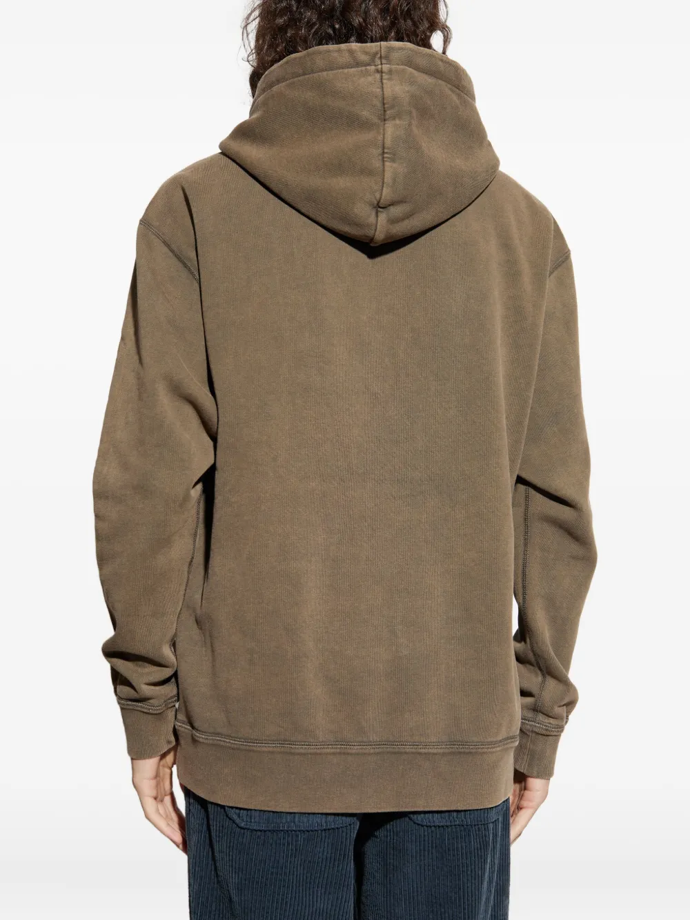 MARANT Hoodie met geborduurd logo Bruin