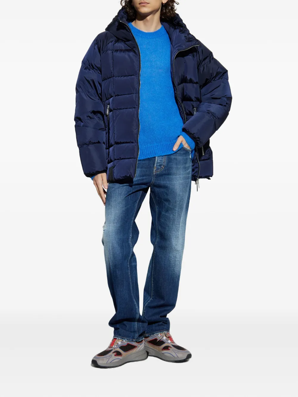 DSQUARED2 distressed denim jeans - Blauw