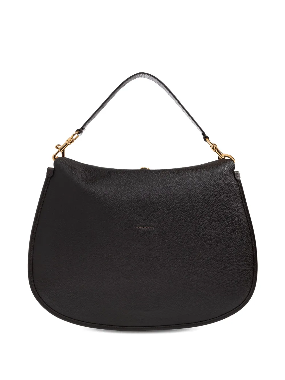 Etro Buckle-fastening Extra-large Leather Shoulder Bag In Brown