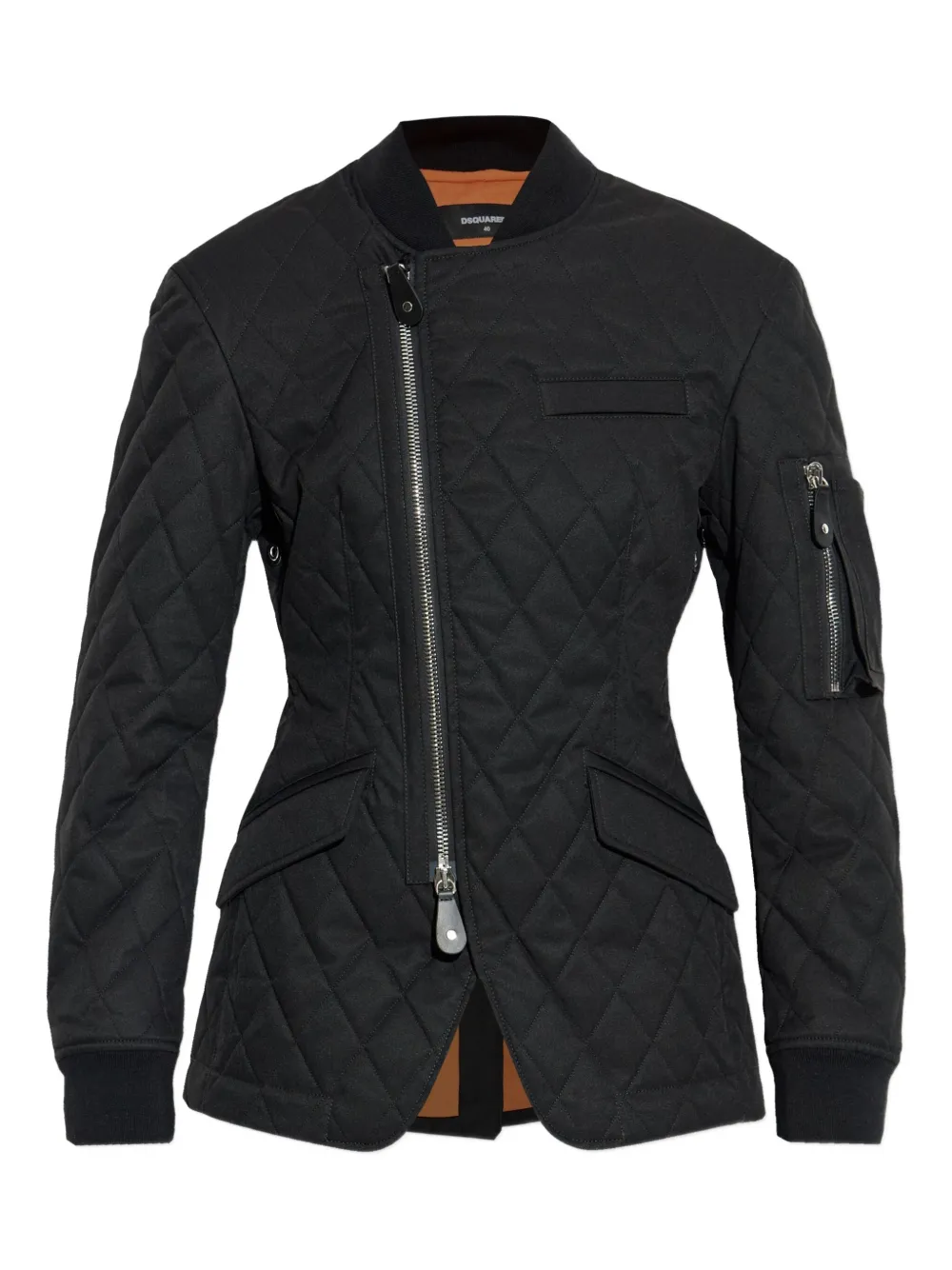 Dsquared2 Long Sleeve Casual Jacket In Black
