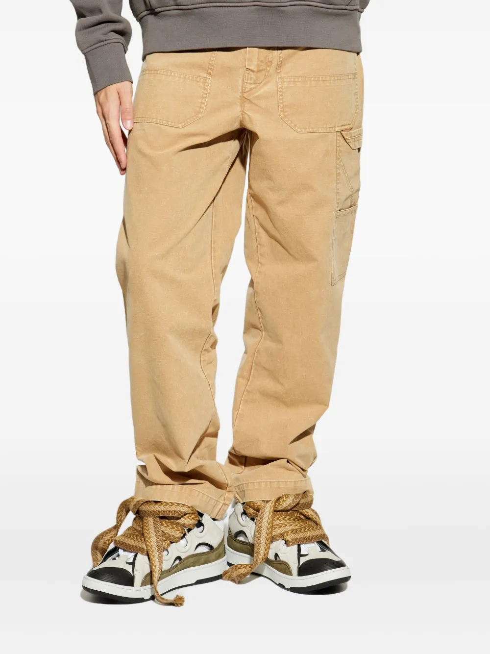 MARANT Tobias broek met zak met ceintuur Beige