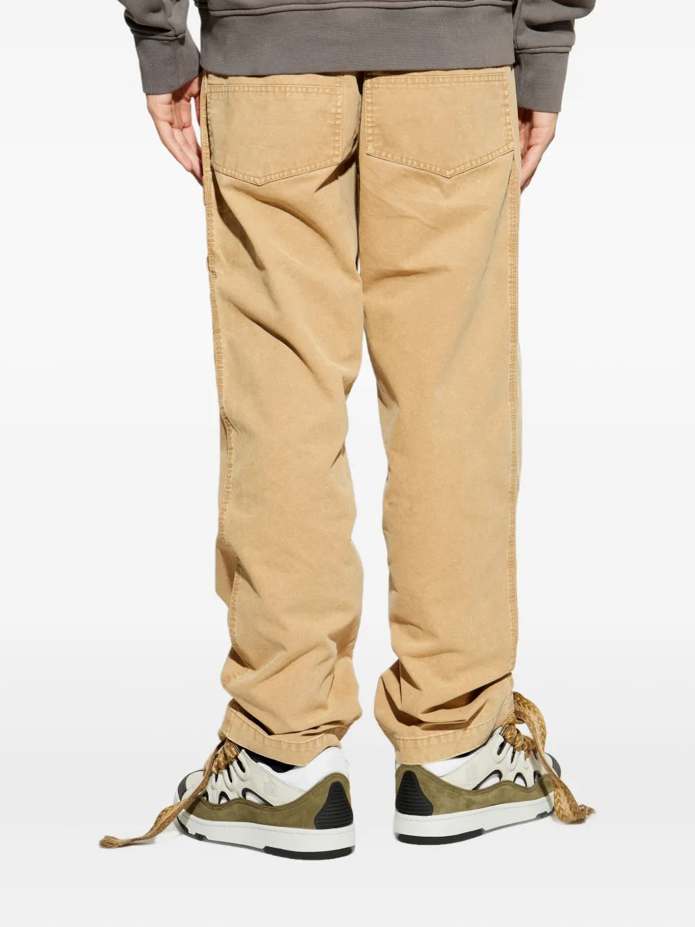 MARANT Tobias broek met zak met ceintuur Beige