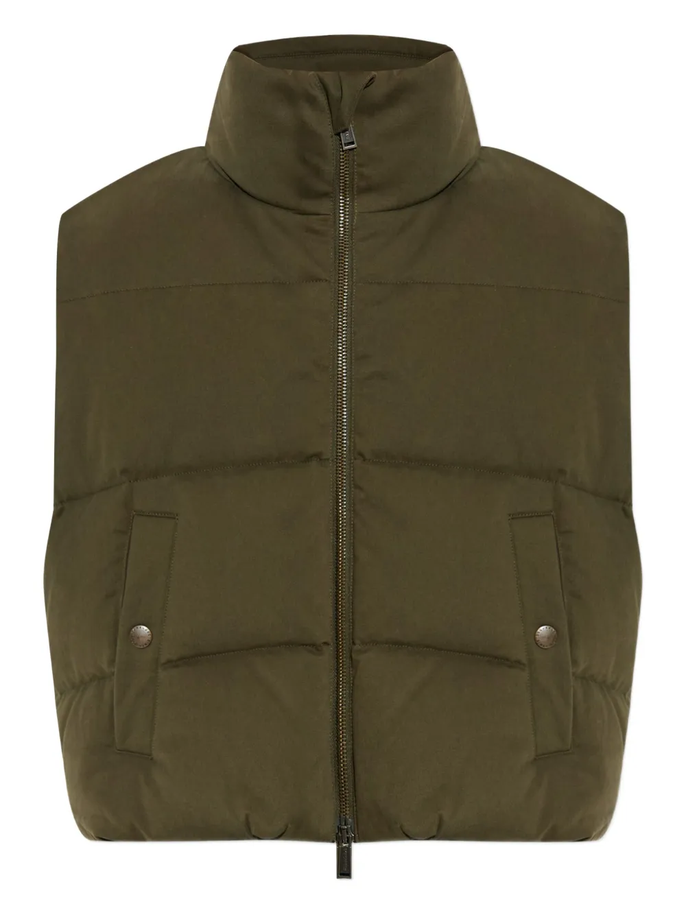 Dsquared2 Logo-print Gilet In Green