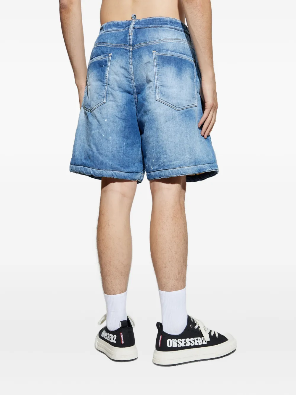 DSQUARED2 Denim shorts Blauw