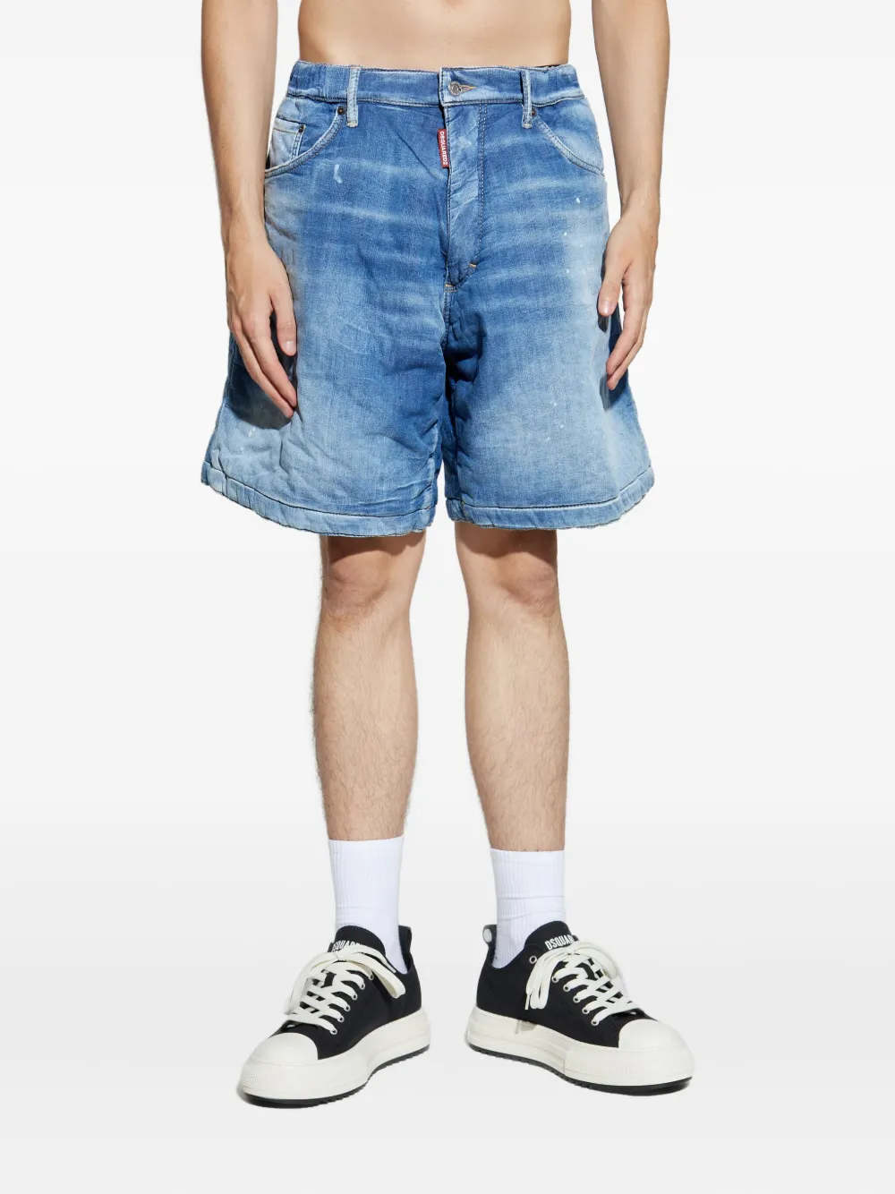 DSQUARED2 Denim shorts Blauw