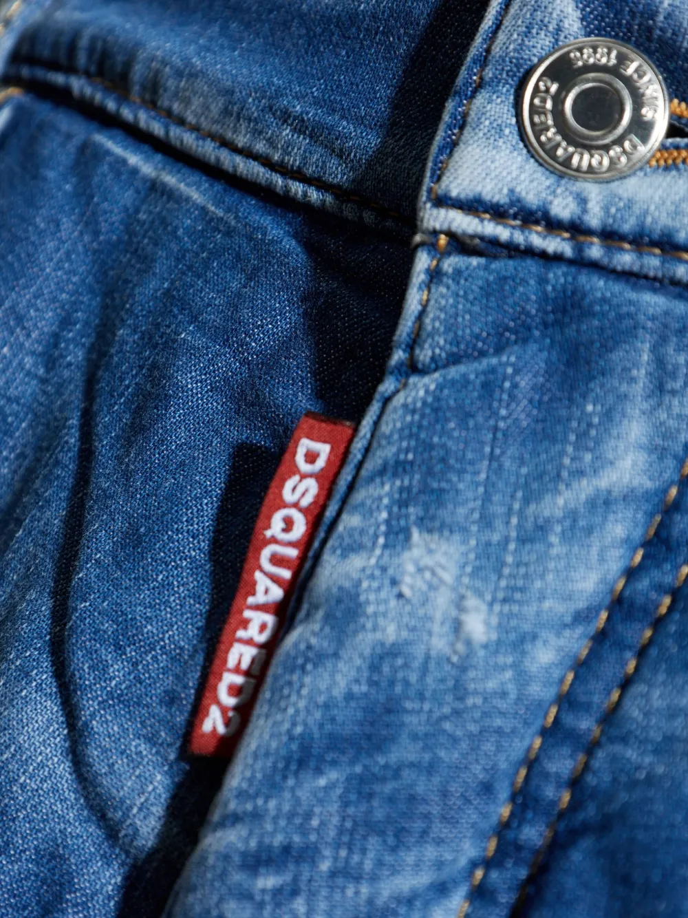 DSQUARED2 Denim shorts Blauw