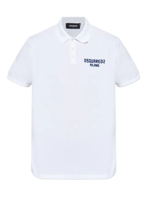 DSQUARED2 logo-print polo shirt