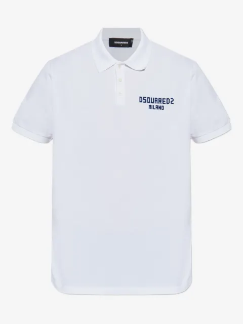 DSQUARED2 playera tipo polo con logo estampado