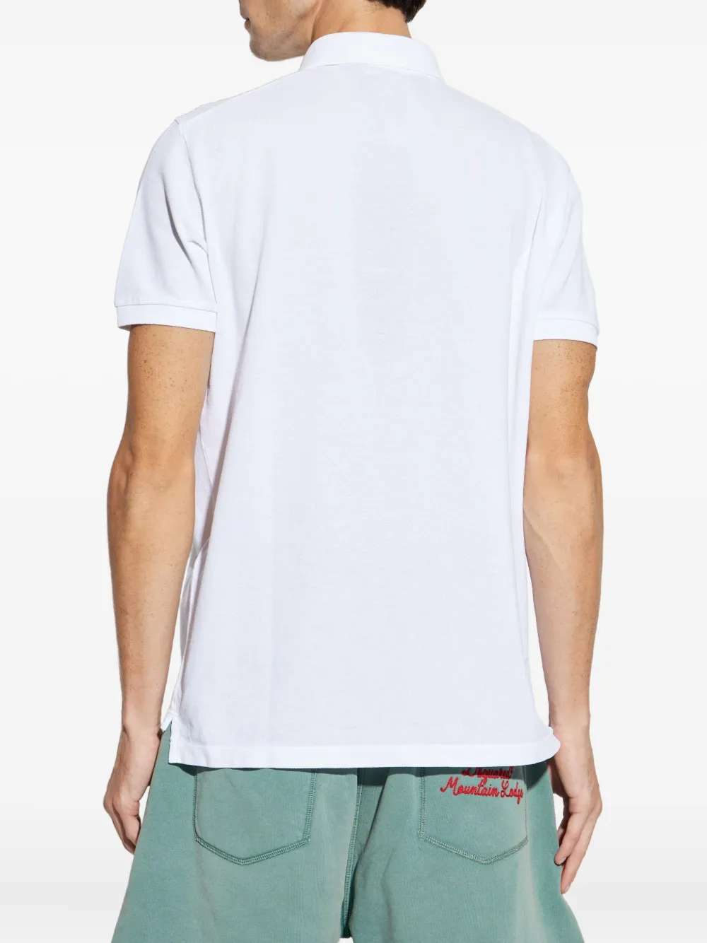 DSQUARED2 Poloshirt met logoprint Wit