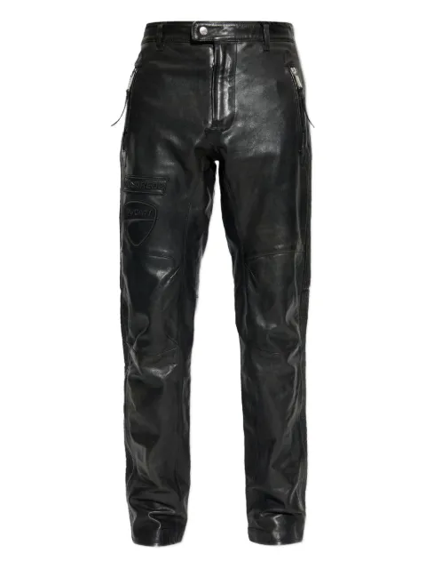 DSQUARED2 x Ducati Zip Leather Trousers