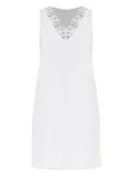 Hanro lace-insert cotton nightdress - White