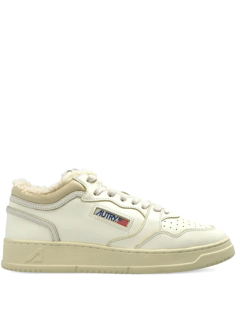 Autry Med-Way leather sneakers White