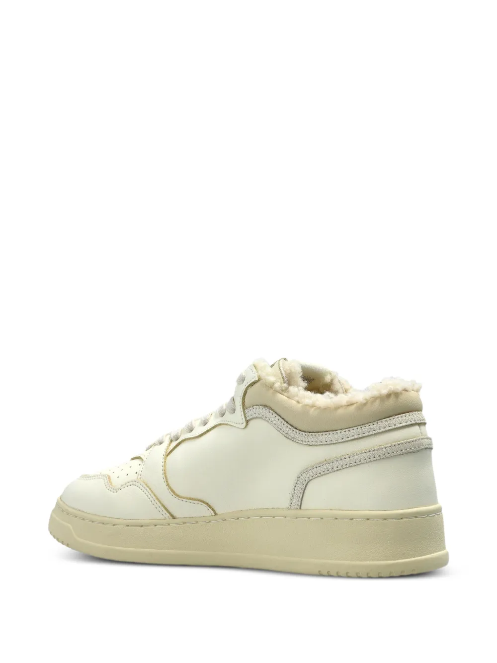 Autry Med-Way leren sneakers Wit