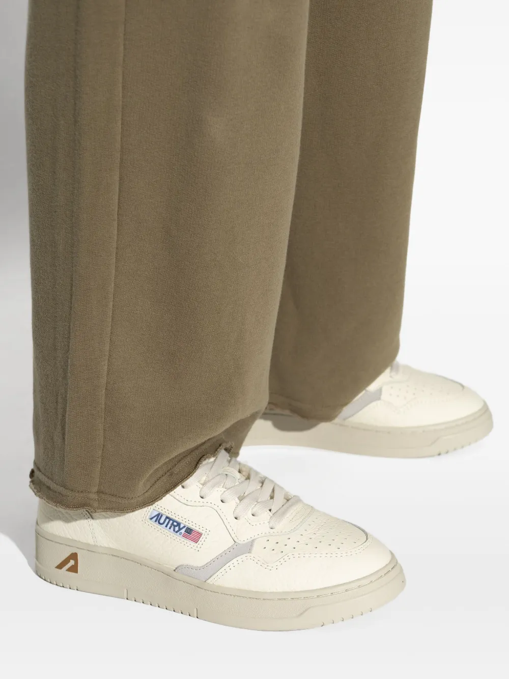 Autry Medalist leren sneakers Wit