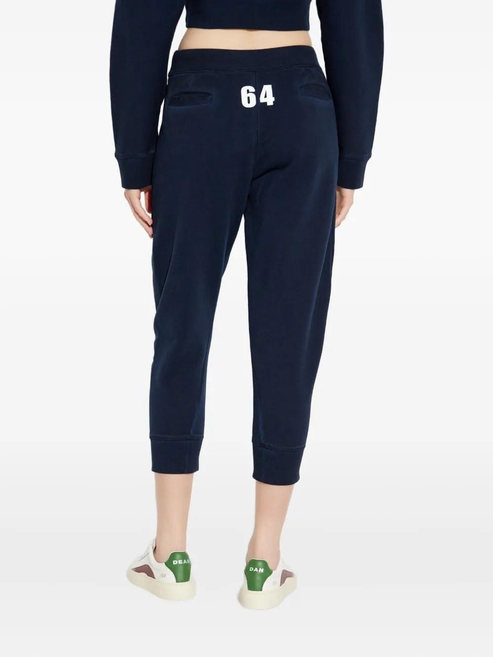 DSQUARED2 Trainingsbroek met logopatch en nummer-detail Blauw