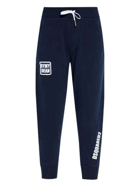 DSQUARED2 logo-patch number-detail track pants
