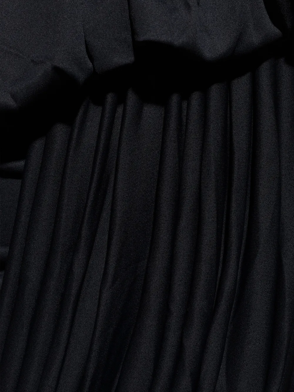 ISABEL MARANT Strapless geplooide jurk Zwart