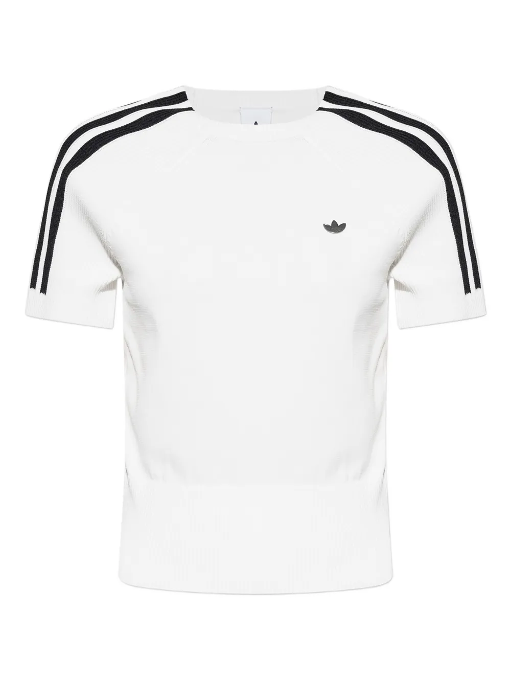 Adidas Originals Logo-patch T-shirt In White