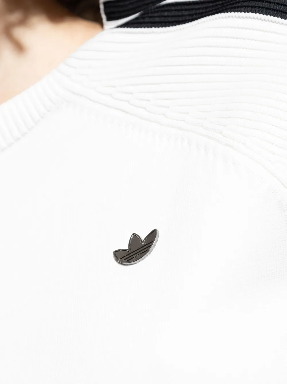 Adidas Originals Logo-patch T-shirt In White