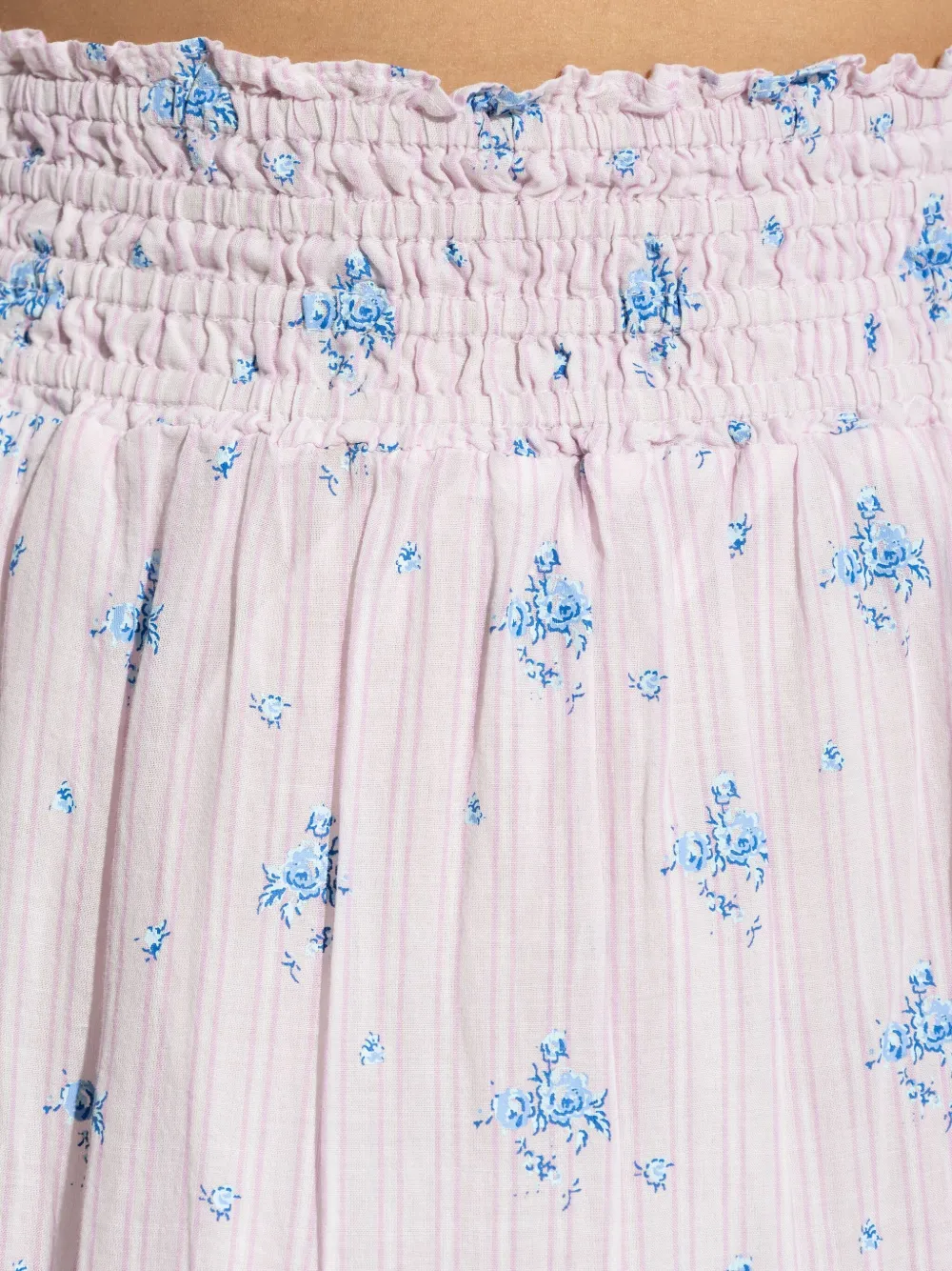 Loveshackfancy Floral-print A-line Maxi Skirt In Pink
