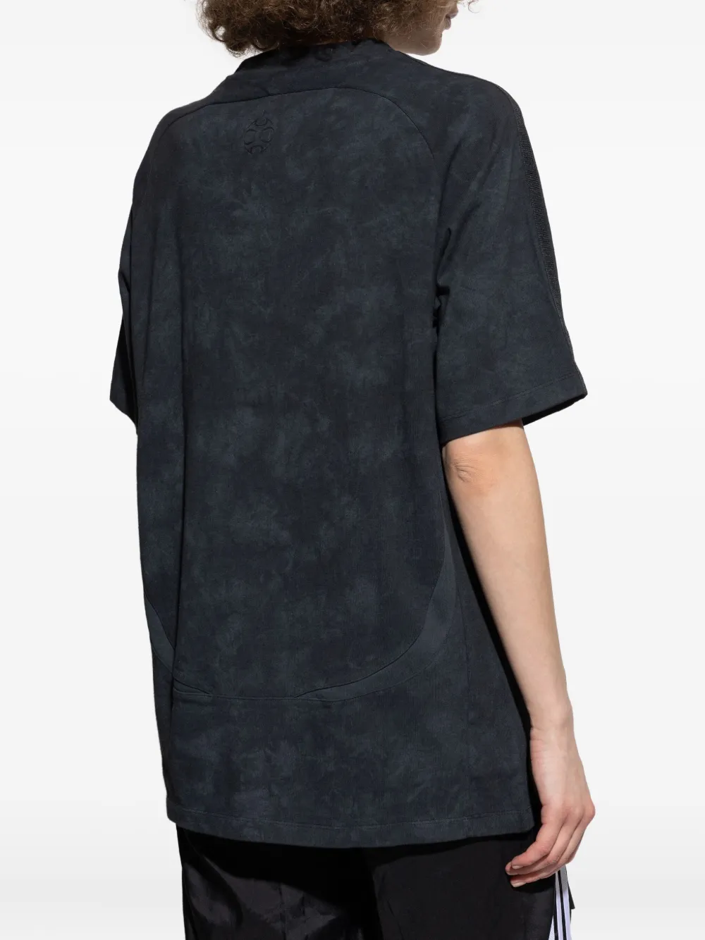 Adidas Originals Rhinestone-embellishment Cotton T-shirt In Black