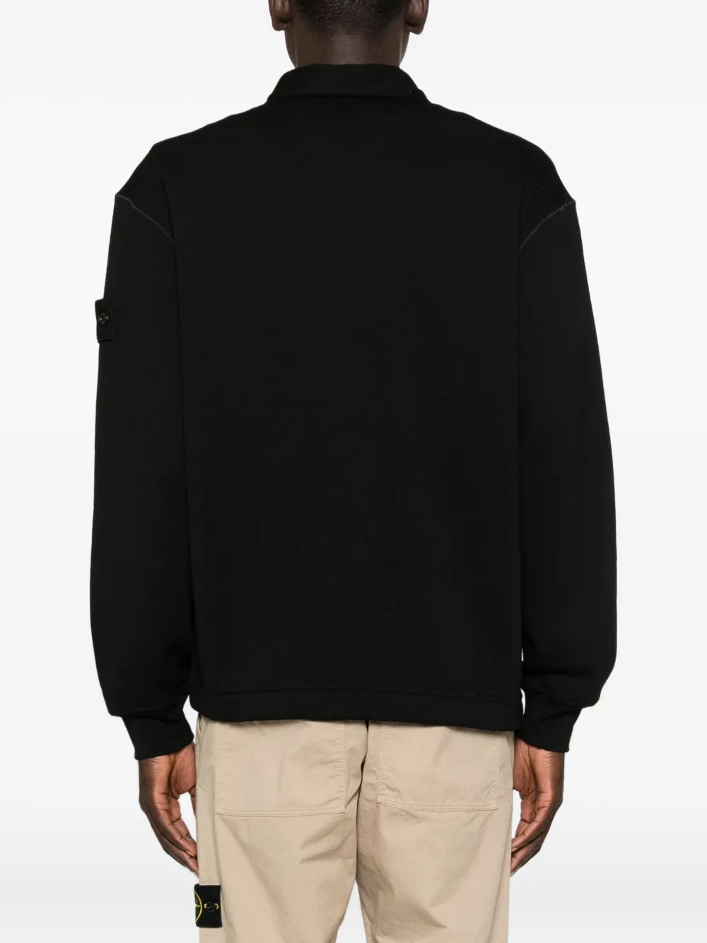 Stone Island Jack met ritssluiting Zwart