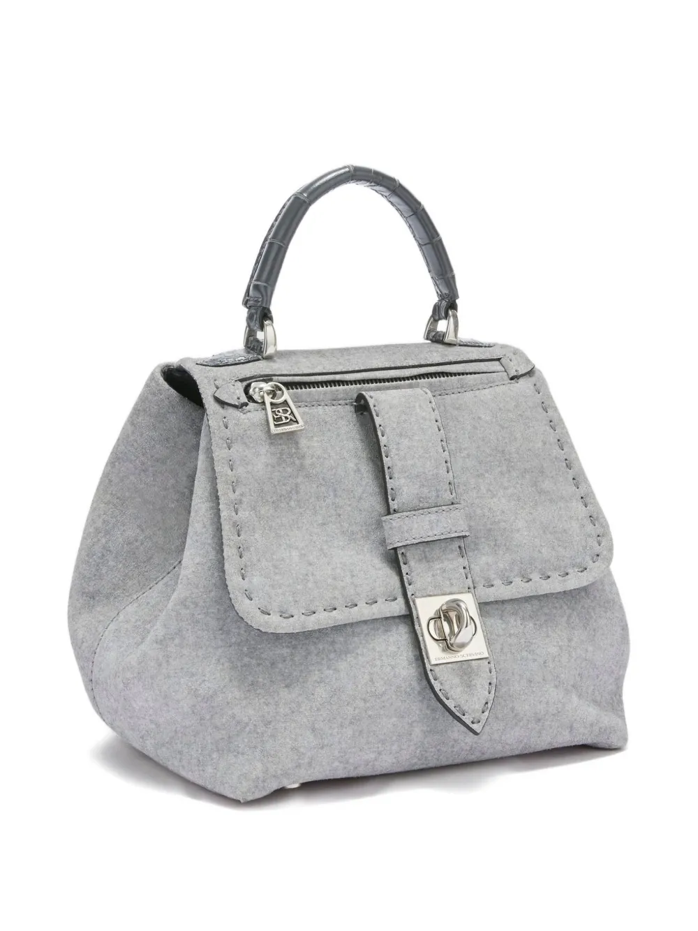 Ermanno Scervino Liza Top-handle Tote Bag In Gray