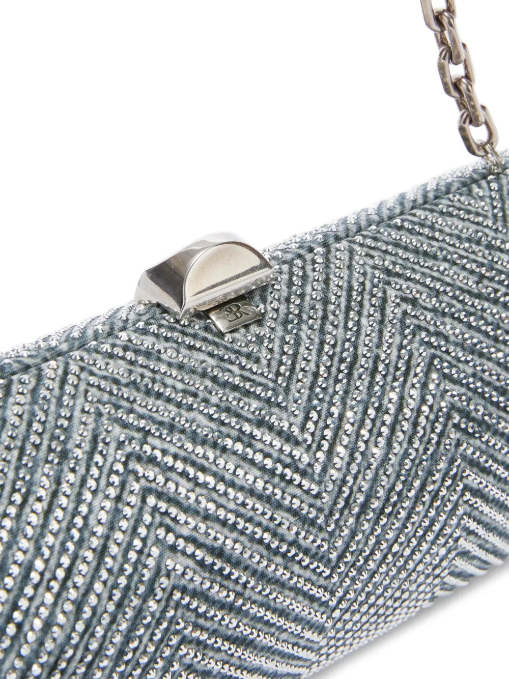 Ermanno Scervino Rose verfraaide clutch Blauw