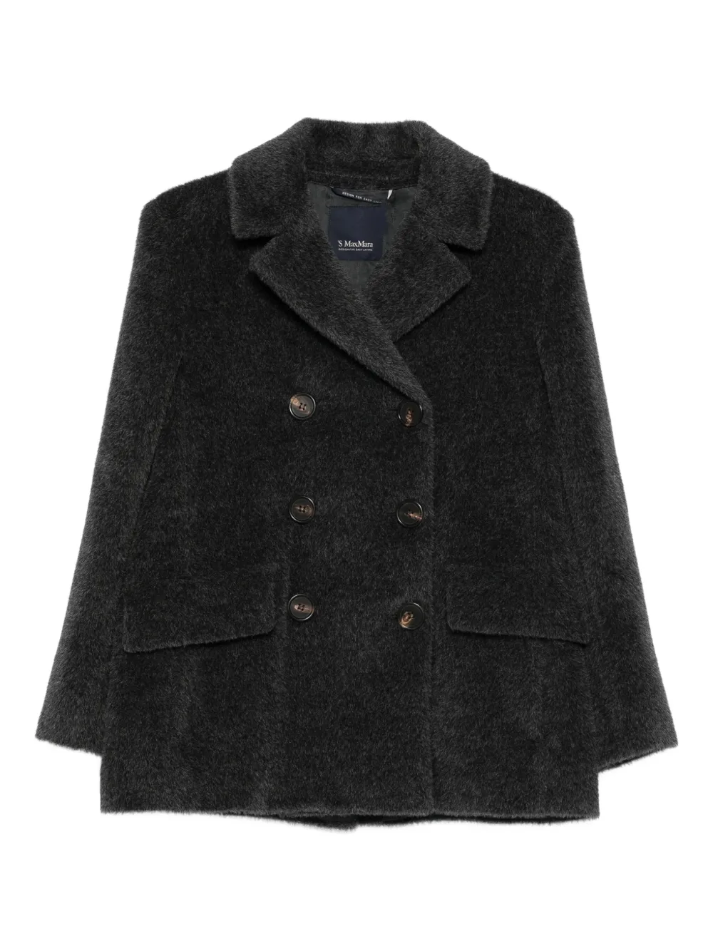 'S Max Mara double-breasted wool blazer | Grey | Image 1