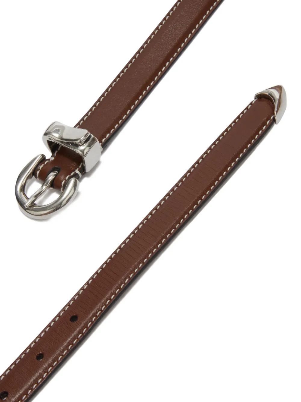 Ermanno Scervino Riem met dubbele gesp - Bruin
