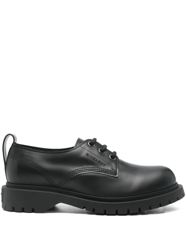 Givenchy レザー ダービーシューズ | ブラック | FARFETCH JP