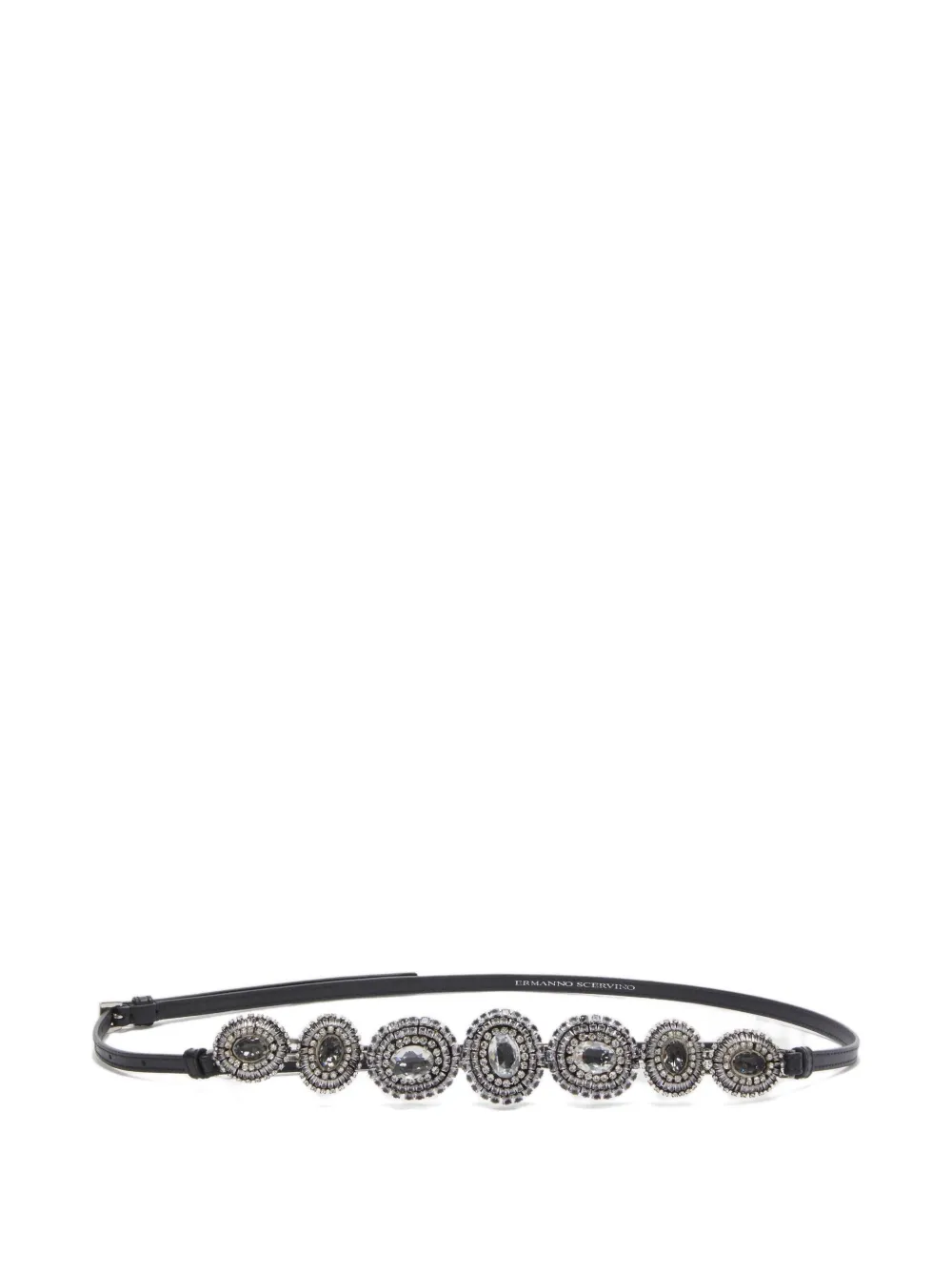 Ermanno Scervino crystal-embellished belt - シルバートーン Ermanno Scervino crystal-embellished belt - シルバートーン