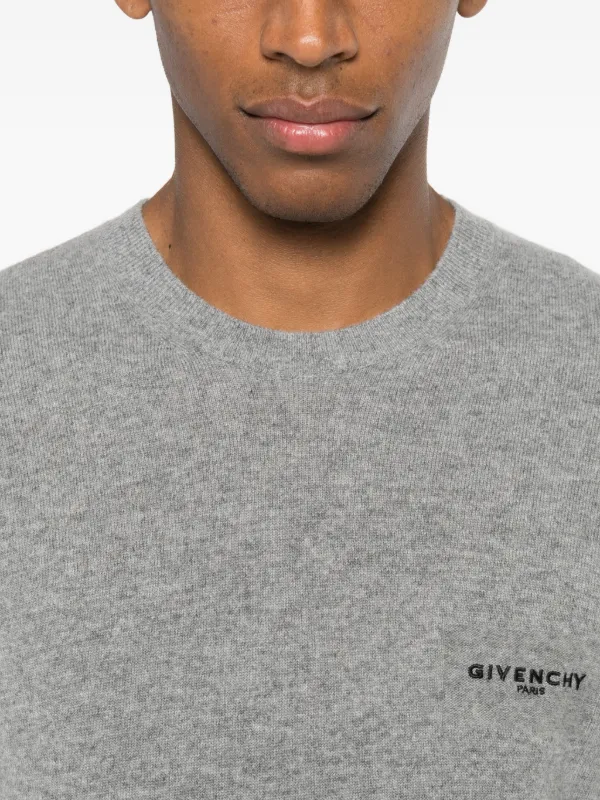 Givenchy Logo crew-neck Sweater | Grey | FARFETCH