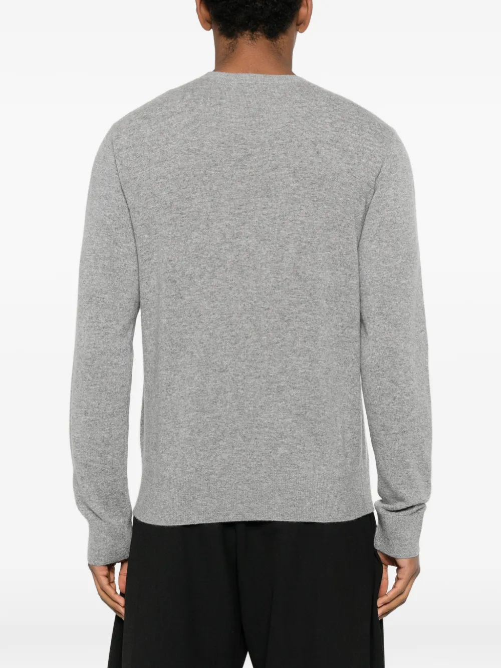 Givenchy Logo Crew-neck Sweater In Gray