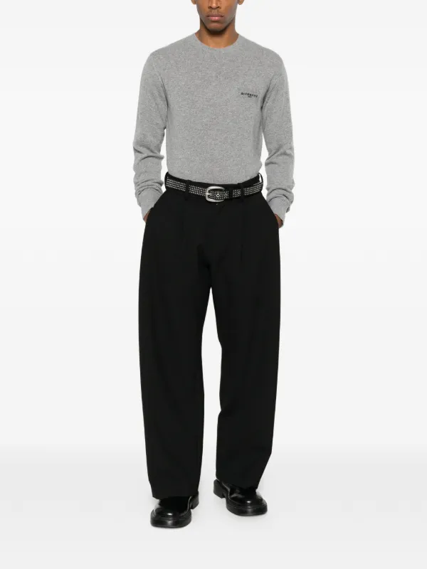 Givenchy Logo crew-neck Sweater | Grey | FARFETCH