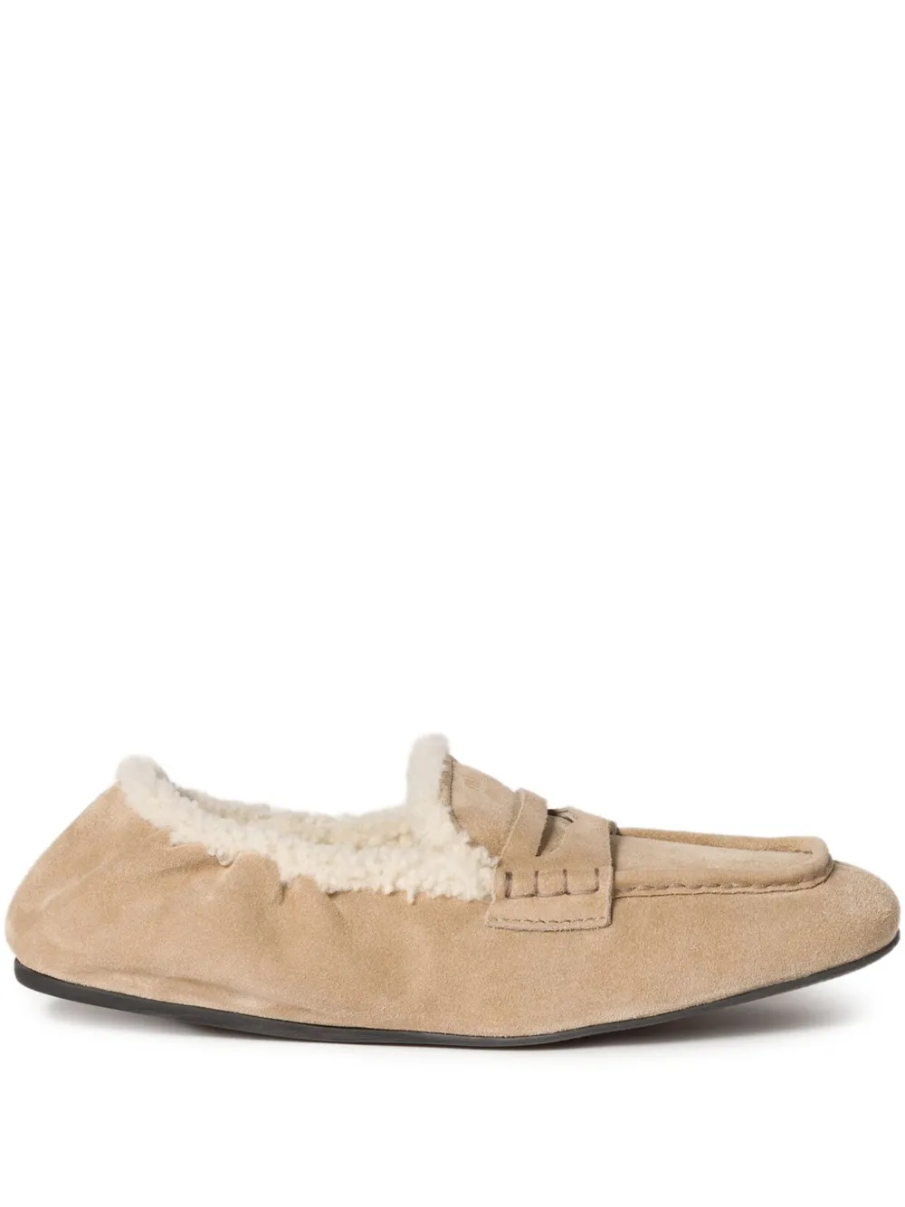 Miu Miu suedde loafers | Neutrals | Image 1