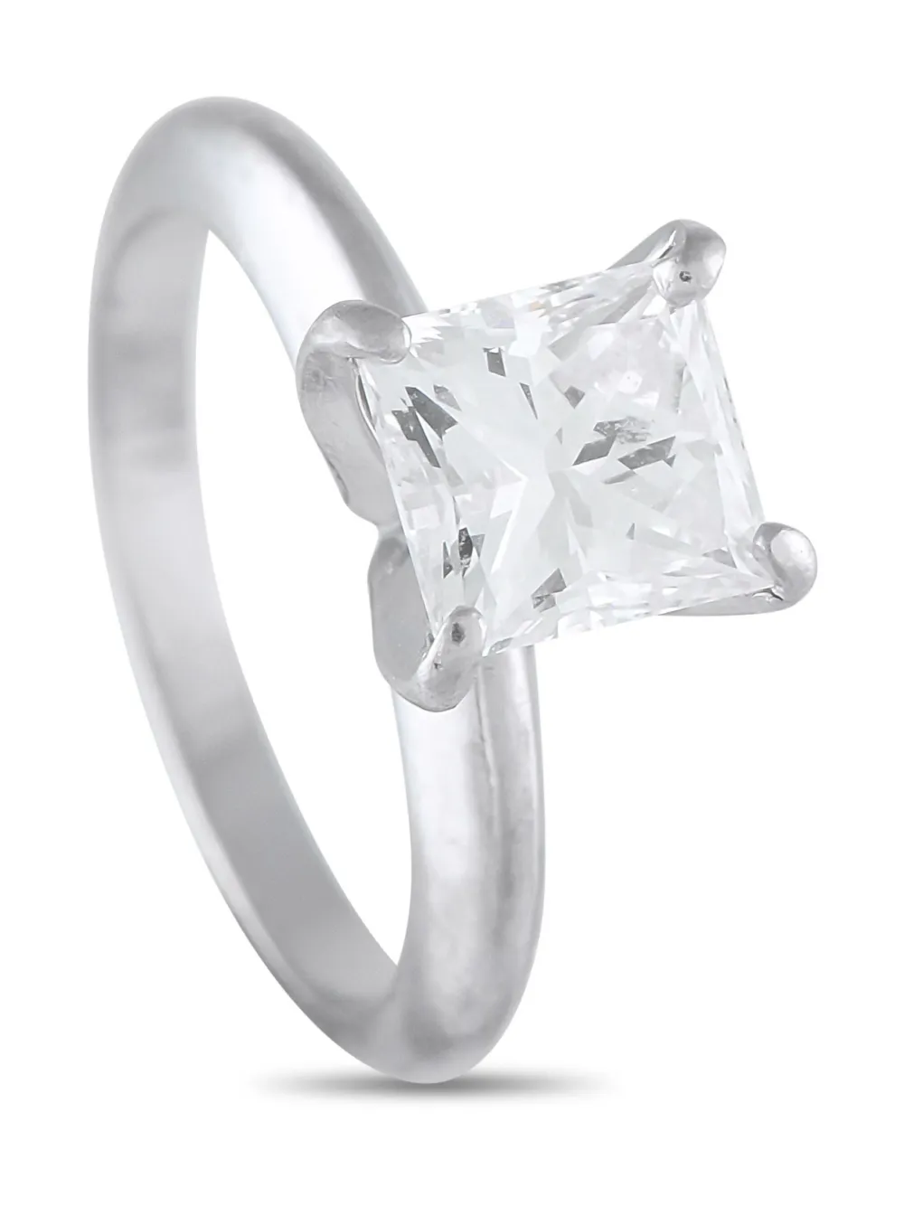 LB Exclusive platinum diamond solitaire ring - シルバートーン LB Exclusive platinum diamond solitaire ring - シルバートーン