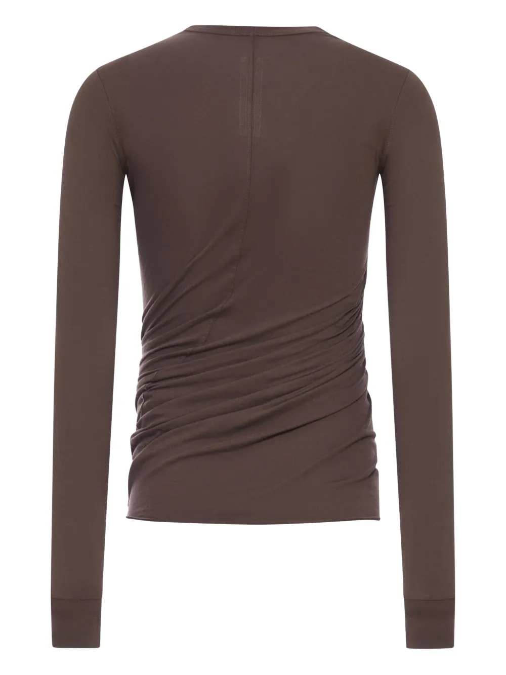 Rick Owens Katoenen T-shirt met lange mouwen - Bruin